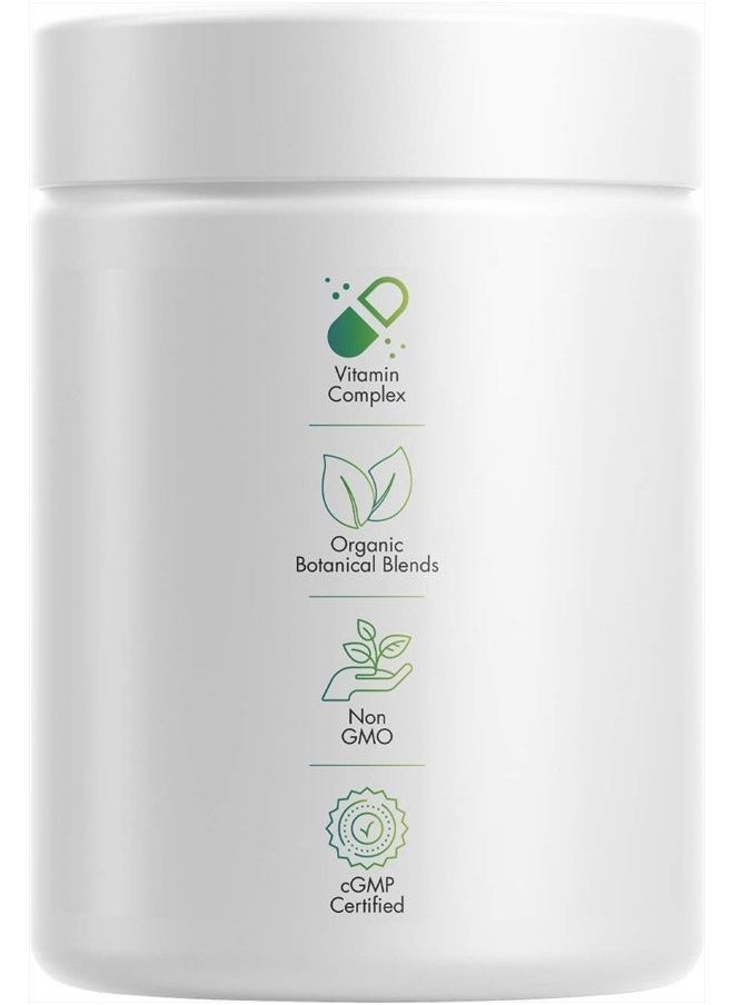 Codeage - Lungs Vitamins, A, C, D, E, B6, Milk Thistle Lung Supplement, Zinc & Magnesium, Cordyceps, Reishi, Ginger, Peppermint Leaf Organic Herbs Cleanse, Breathing, Respiration - Non-GMO - 90 Capsules - Image 1