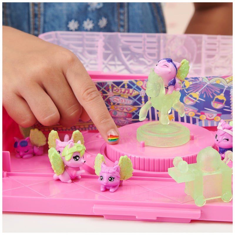 Hatchimals CollEGGtibles, Rainbow-cation Wolf Family Carton with Surprise Playset, 10 Characters, 2 Accessories, Kids Toys for Girls - Image 4