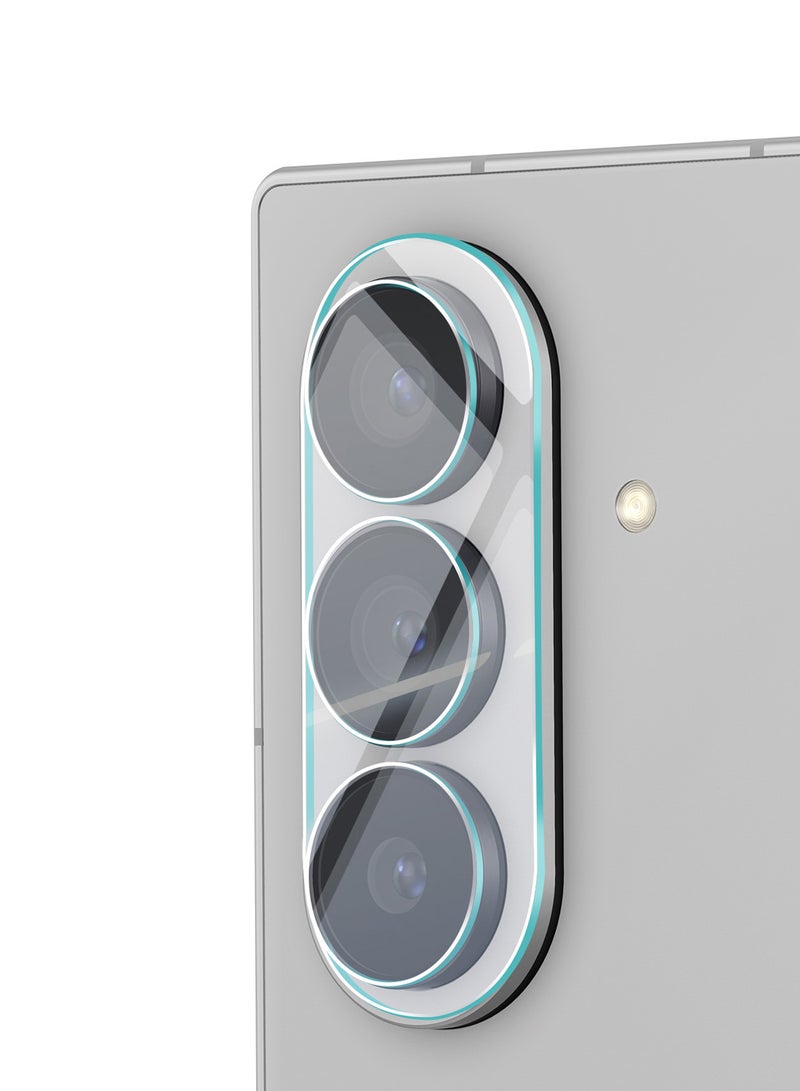 Wtech Samsung Galaxy Z Fold7 5G 2025 Premium Camera Lens Film Protector Shield (MLHICR) - Clear - Image 2