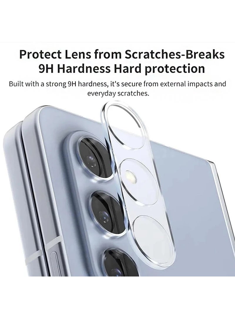 Wtech Samsung Galaxy Z Fold7 5G 2025 Premium Camera Lens Film Protector Shield (MLHICR) - Clear - Image 5