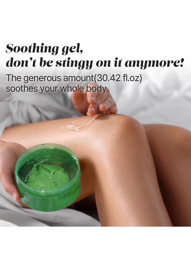 Eunyul [Pack Of 3] Aloe Vera Soothing Gel 95% 10. 14 Fl. Oz. / 300Ml X 3Ea Korean Skincare Body Care After Sunburn  - Image 5