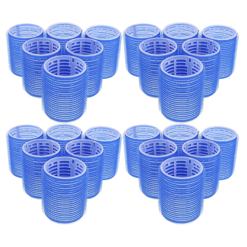 30pcs Hollow Hair Curlers for Bangs and Roots 4.4cm Diameter Heatless Plastic Rollers for Long and Short Hair Volume Styling - Image 1