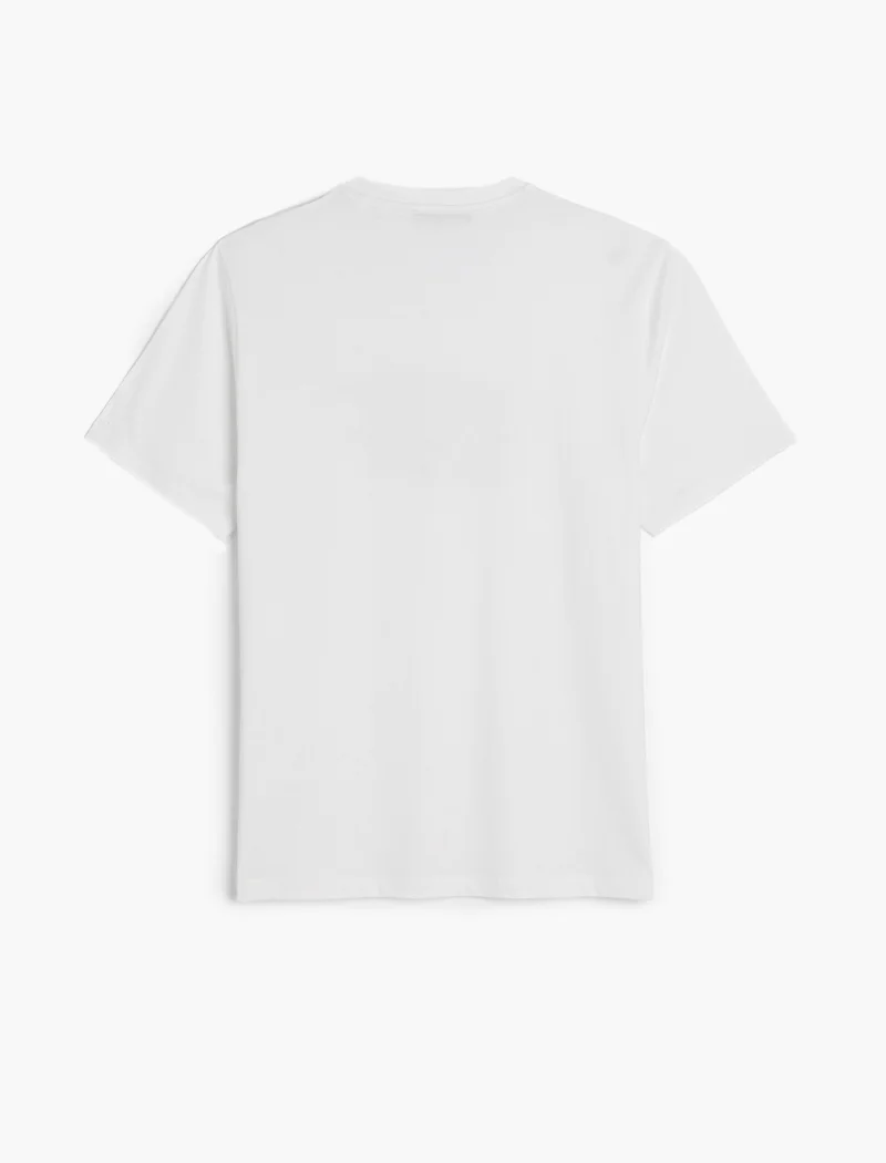 كوتون Slogan Printed T-Shirt