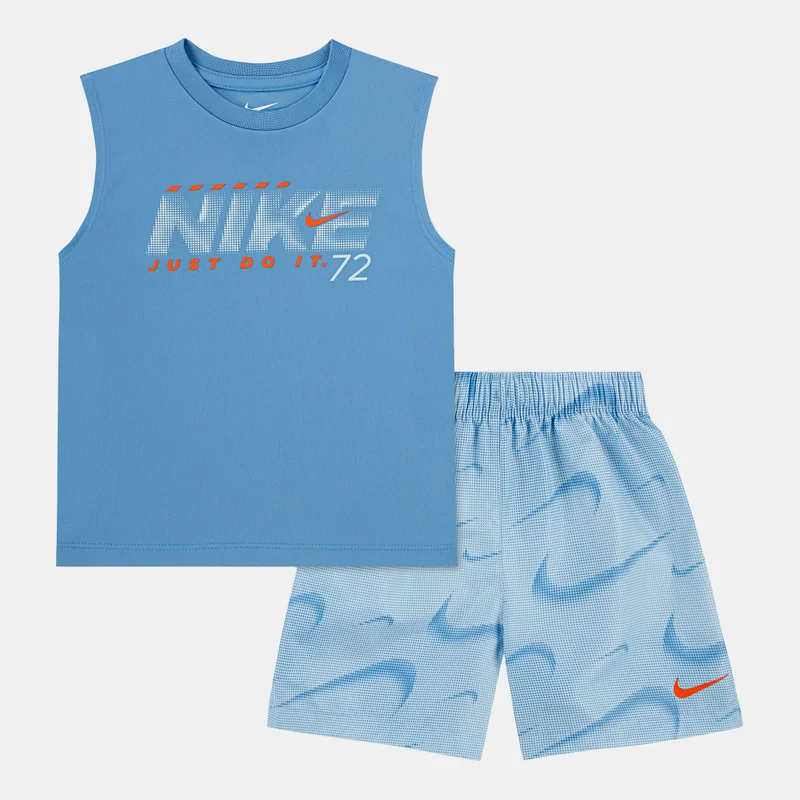 Kids' Rhymthm Printed T-Shirt and Shorts Set