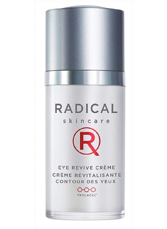 Radical Skincare Eye Revive Creme - 4 in1 Anti-Aging Solution Combats Wrinkles, Dark Circles, Puffiness, & Fine Lines - For All Skin Types Including Sensitive Skin - Paraben & Cruelty Free (0.5 Fl Oz)  - Image 1