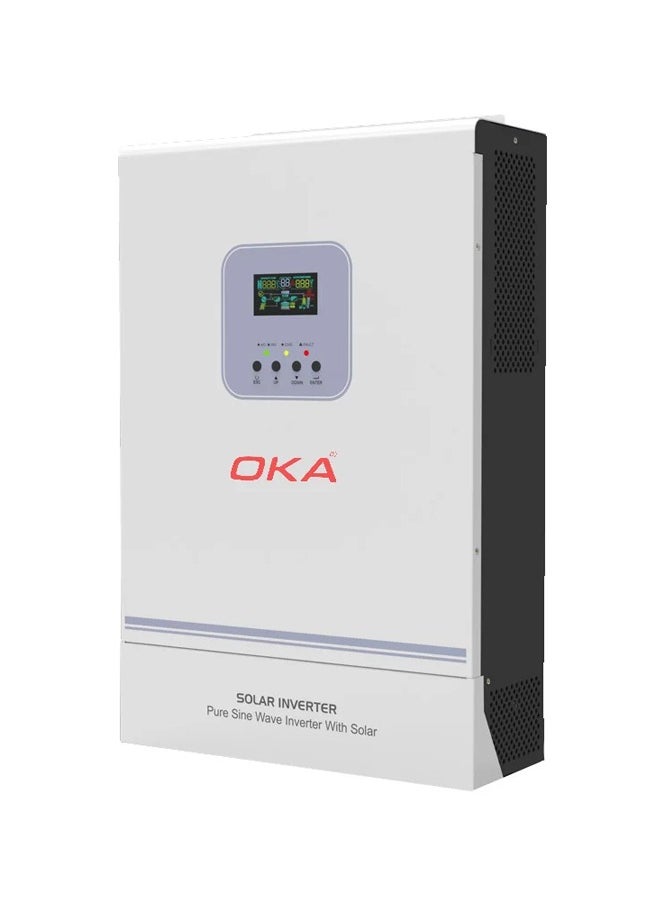 OKA OKA Reflective Solar Inverter Energy Adapter to Operate Home Appliances in the Event of Power Outages or in Case of solar power 2000VA – 1600W / Model GA2012CEMH  - Image 1