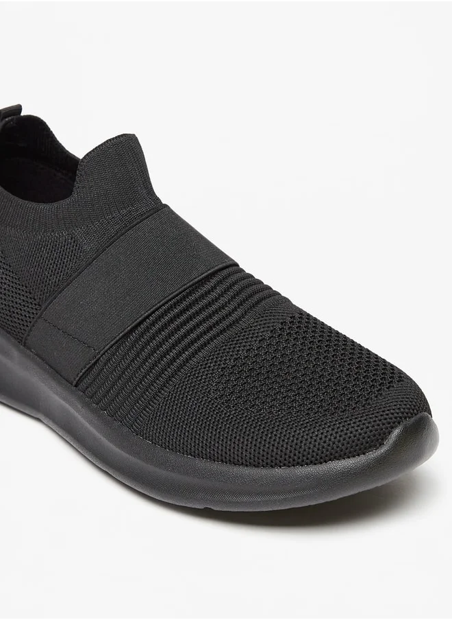 داش Women's Textured Slip-On Sports Shoes