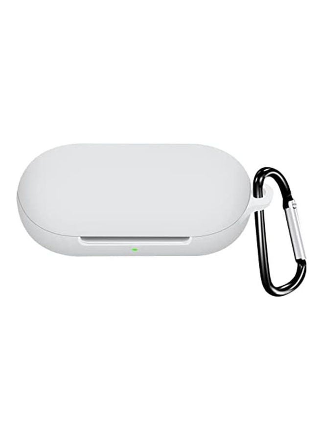 Oneplus Buds Z2 Wireless Earbuds Cover With Hook White - Image 2