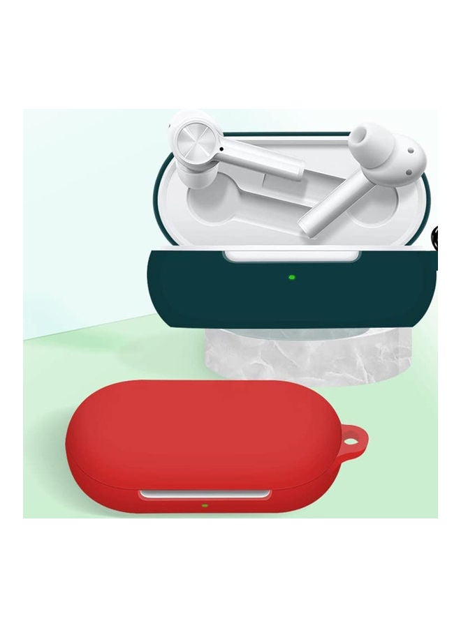 Oneplus Buds Z2 Wireless Earbuds Cover With Hook White - Image 4