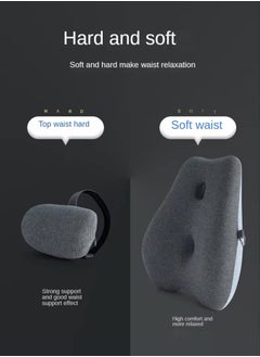 ESSENTIALS 360 Lumber Support Pillow for Office Chair Memory Foam Chair Cushion Back Support Chair to Relieve Back Pain with Adjustable Back for Car, Computer Chair, Wheelchair and Recliner.  - Image 5