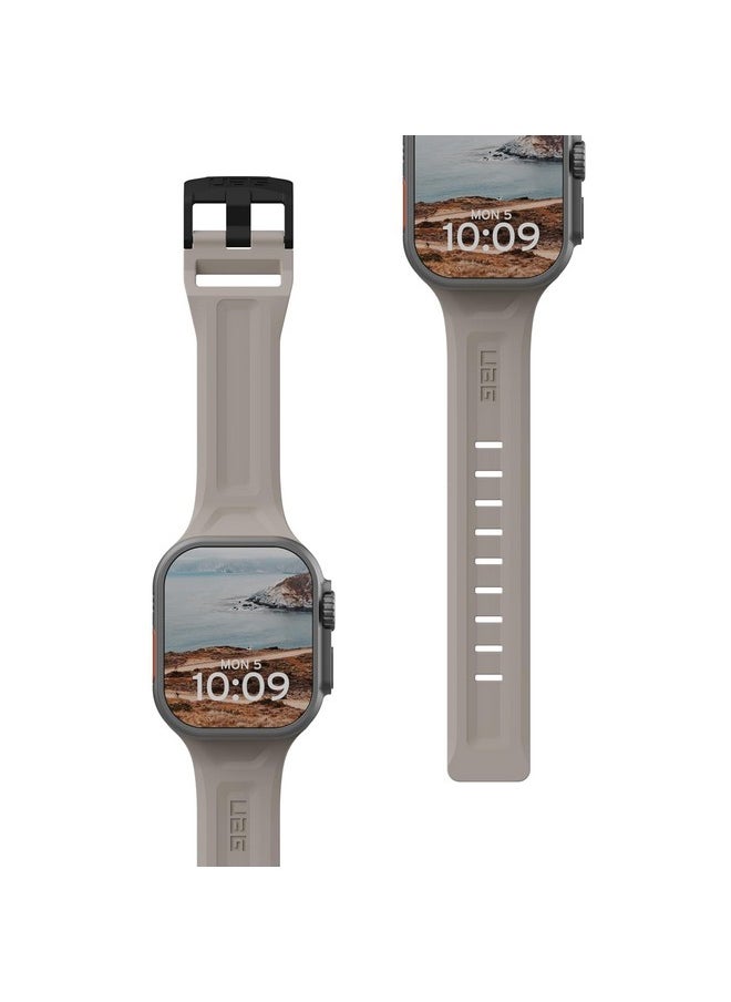 Urban Armor Gear - Urban Armor Gear UAG Replacement Watch Strap, Scout Strap/Watch Band Designed for Apple Watch (49mm / 45mm / 44mm / 42mm) (Series 4/5/SE/6/7/8/Ultra/2) (Watch NOT Included) - Titanium - Image 1