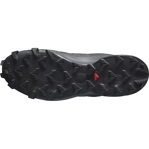 Salomon Men’s Speedcross GTX, Waterproof Trail Running Shoes - Black/Black/Quiet Shade - 11.5 Medium - Image 5