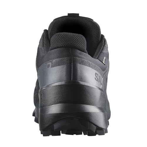 Salomon Men’s Speedcross GTX, Waterproof Trail Running Shoes - Black/Black/Quiet Shade - 11.5 Medium - Image 4