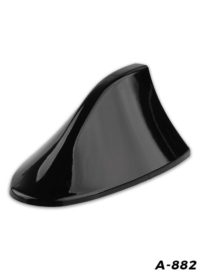 Car Roof Shark Fin Antenna – Stylish and Durable Design, Universal Fit, Easy Installation - Black - Image 1