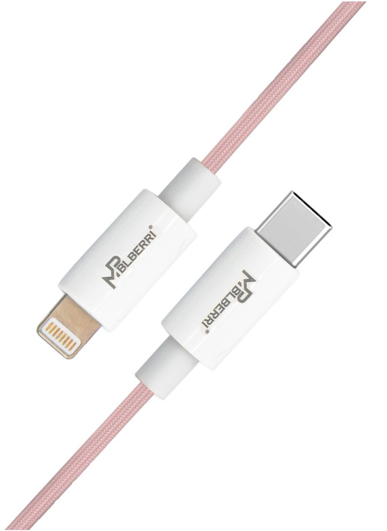 mpBLBERRI Type-C To Lightning PD Cable 1M | mpBLBERRI BLB-U341  - Image 2