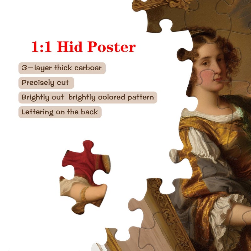 Cafly Jigsaw Puzzles for Adults 1024 Pieces - Challenging Fun Puzzles Stunning Art Wall Decor, Gift for Adult Puzzle Lovers, Family Game, Spiral Staircase Z0812 - Image 3