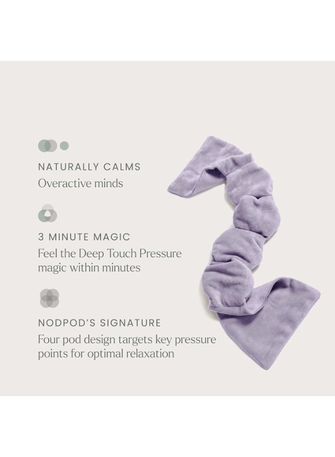 Gentle pressure sleep mask patented light blocking design for sleeping,traveling & relaxation,wisteria - Image 4