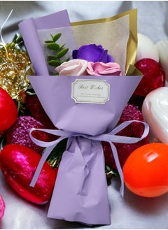 BABAZAM Soap Rose Flower Scented Bouquet for Wedding Anniversary Birthday Mothers Day and Any Special Occasions Multicolor  - Image 4
