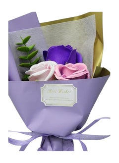 BABAZAM Soap Rose Flower Scented Bouquet for Wedding Anniversary Birthday Mothers Day and Any Special Occasions Multicolor  - Image 2