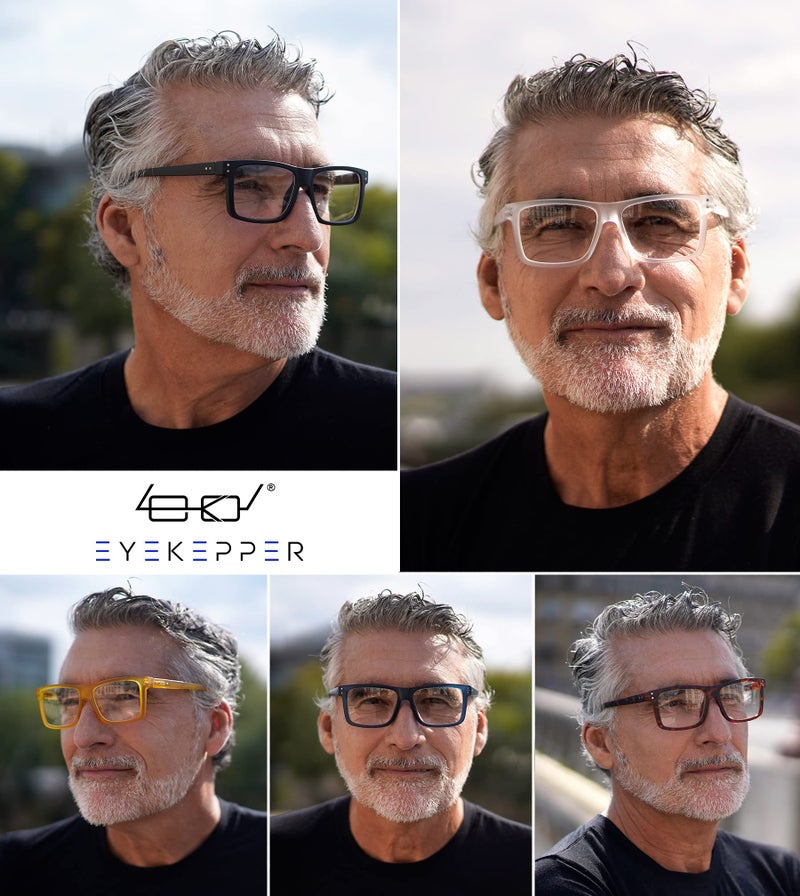 Eyekepper نظارات قراءة كبيرة الحجم من Eyekepper - عبوة 5 قطع للرجال والنساء +1.75 - Image 2