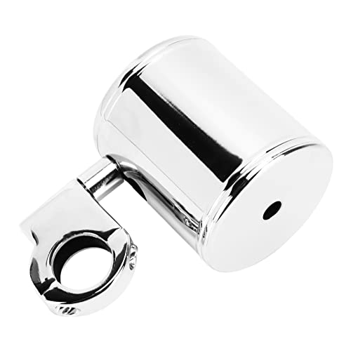 Tbest Motorcycle Cup Holder,Chrome Cup Holder,Chrome Adjustable Universal Motorcycle Handlebar Cup Holder for ATV 22-32Mm Handle - Image 1
