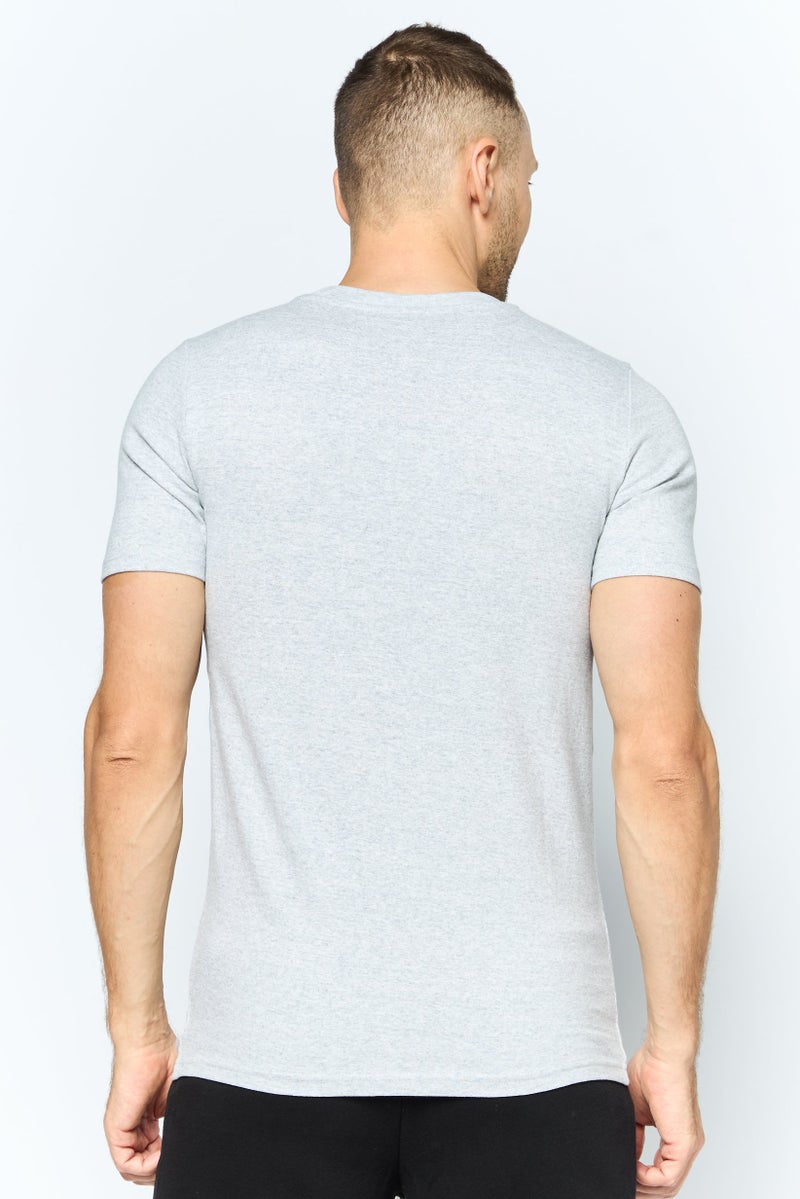 PUMA Men Sportswear Fit Short Sleeve Training T Shirt, Grey Heather - Image 3