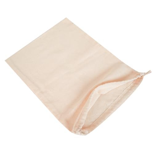 COMFORT WEAVE Cotton Mesh Vegetable Box For Fridge - Pack of 6 Eco-Friendly Drawstring Storage Bags, Vegetable Storage Bags For Refrigerator, Reusable,Off-White - Image 3
