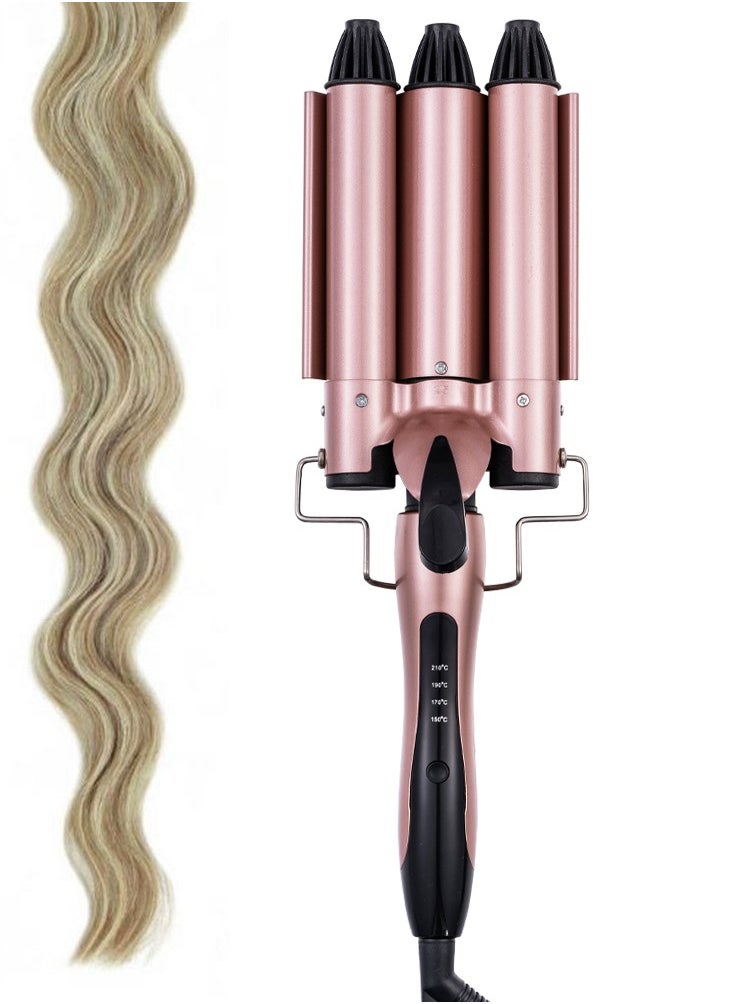 DOSCHER - Hair Curler 3 Barrel Curling Iron Curler Crimper Curling Tongs Ceramic Hair Wavers Curling Wands Curler Styling Tools - Image 1