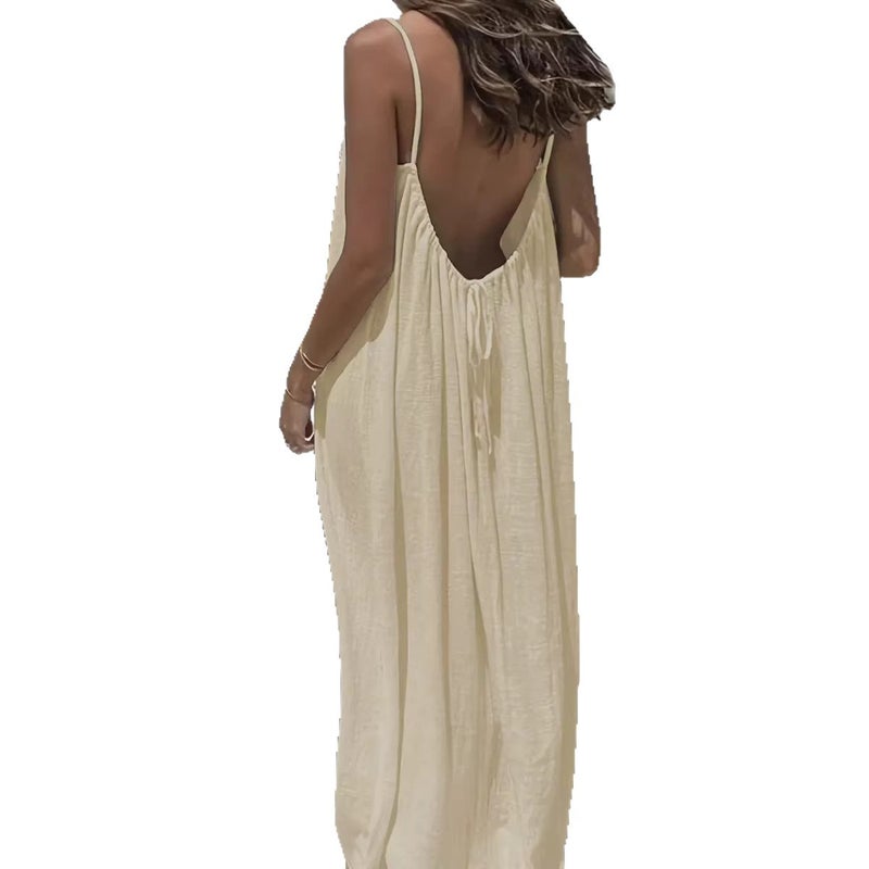 Women's Loose Strap Maxi Dress - Image 5