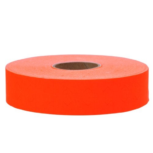 MONARCH Fluorescent Red Pricing Labels to fit Monarch 1131 Pricers. 8 Rolls with 1 Free Ink Roller. - Image 3
