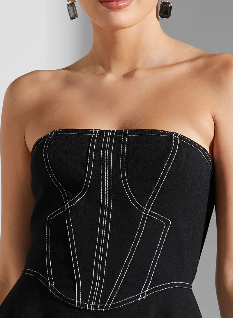 Cmeo collective Bardot Tiered Dress