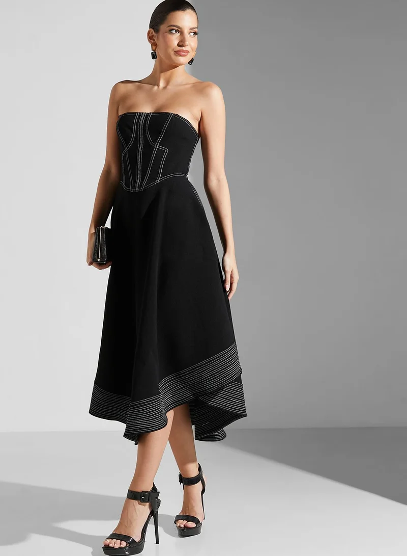 Cmeo collective Bardot Tiered Dress