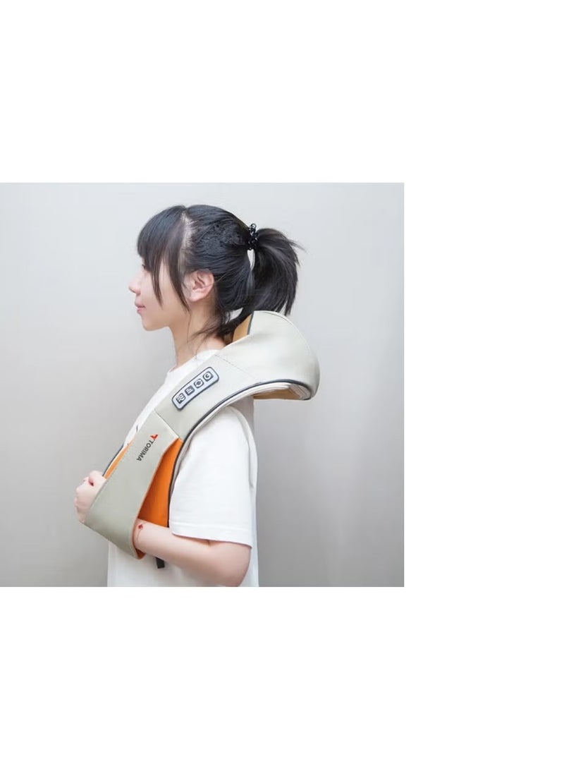 Torima CREAM Smart Neck Massager with Heat Therapy & Vibration, Multiple Massage Modes, Ergonomic Cervical Design - Image 2