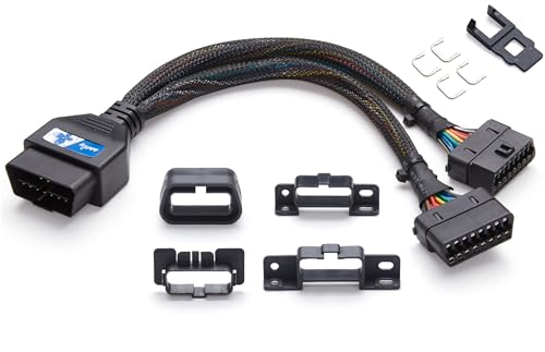 OBD2 Splitter for Ford and for GM bbflyB54 OBDII Splitter 2 Way Extension Cable 1FT30CM B54 for Ford and for GM
