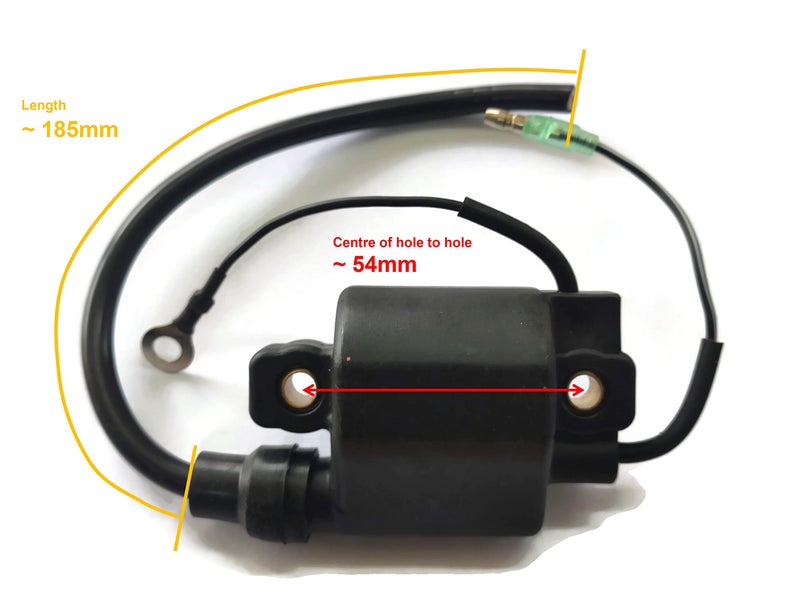 ITACO Boat Motor Ignition Coil Assy 688-85570-11 10 for Yamaha Outboard C75 85HP 90HP 1989-1996 2 stroke Engine - Image 2