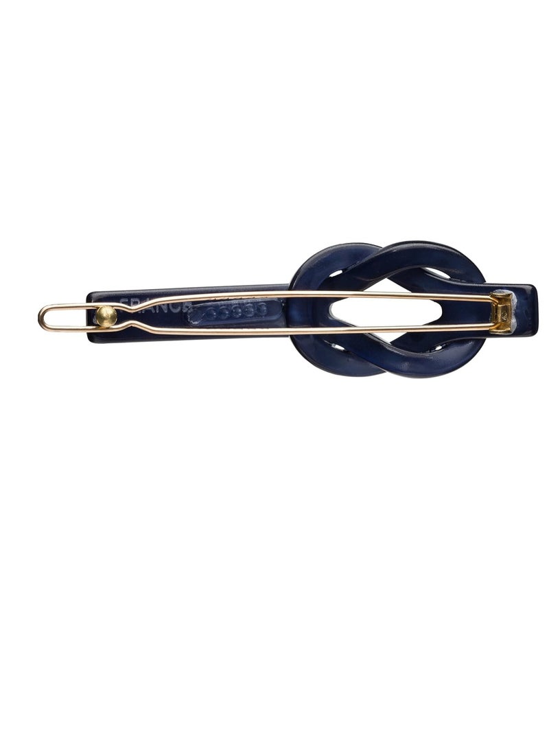 L. Erickson France Luxe Double Knot Tige Boule Barrette - Nacro Ocean - Image 2