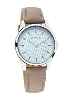 TITAN Titan Workwear Blue Dial Women Watch With Leather Strap 