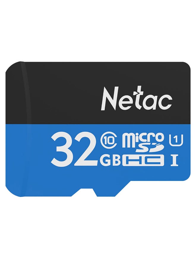 Netac P500 Class 10 Micro SDHC TF Flash Memory Card Blue/Black - Image 1