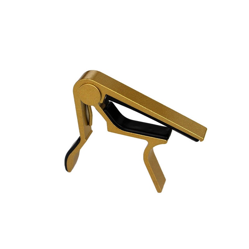 Generic Metal Guitar Capo 7 Colors Classical Folk Ukulele Tuner Gold 
