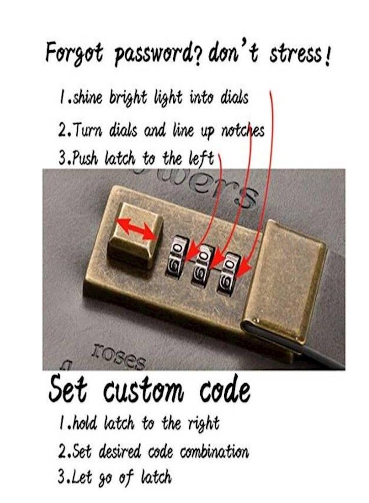 Generic Lock Vintage Diary Student Notebook - Image 3