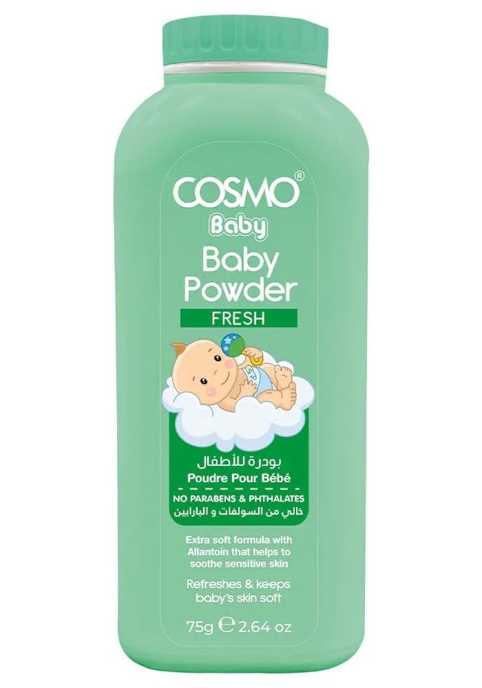 Cosmo Fresh Baby Powder - Talc-Free Formula