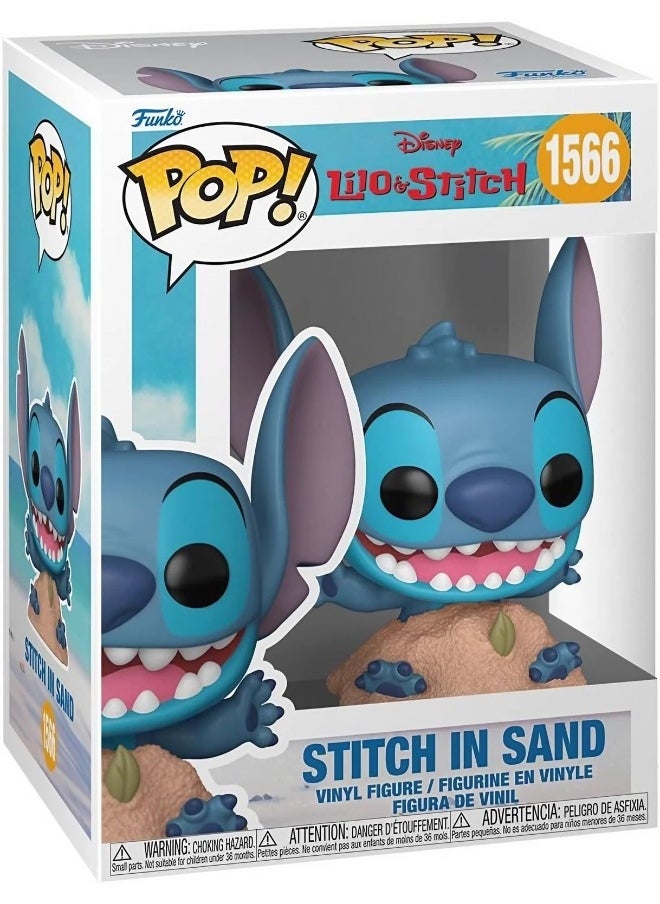Funko Funko POP! Disney Lilo & Stitch Stitch in Sand Vinyl Figure (9 cm)  - Image 1