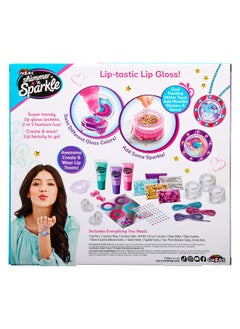Cra-Z-Art Cra-Z-Art Shimmer 'n Sparkle Glitter & Gem Lip Gloss Lockets DIY Activity Set, DIY Lip Gloss Maker, Birthday for Ages 8 and Up  - Image 2