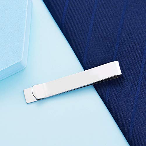 LParkin Premium Stainless Steel Tie Clip for Men & Women - Polished Finish, Secure Hold, Classic Accessory & Unique Gift - Image 5