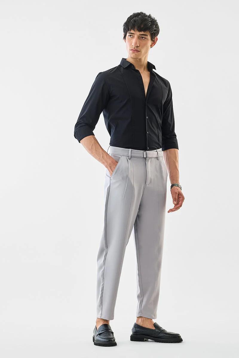 SNITCH Regular Fit Pleated Trousers