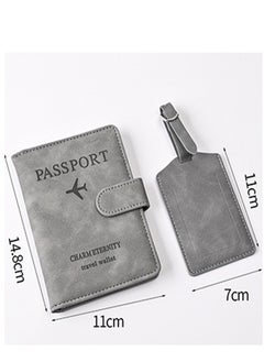 Generic 1 Piece Passport Holder Wallet Protector, PU Leather Magnetic Buckle Passport Bag PFID Anti-Magnetic Multi-Card Passport Book Multi-Function Passport Bag, Suitable for Men and Women Travel Accessories (Pink)  - Image 2