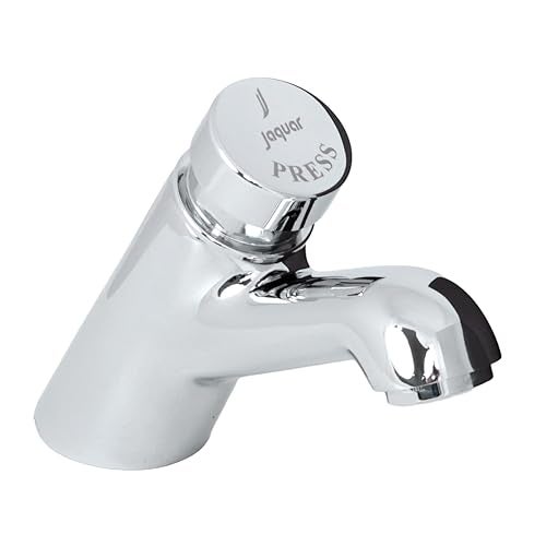 JAQUAR PRESSMATIC TAPS Series Vessel Sink Mount Cold ONLY Basin TAP AUTO Stop (Chrome) | Button Press Lever, Brass Body Water Tap/Faucet/Cock for Bathroom/Kitchen Wash Basin | PRS-CHR-031 - Image 3