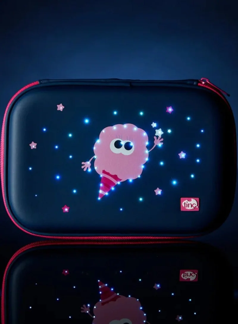 Tinc Navy Flossie Light Up Hard Top Pencil Case