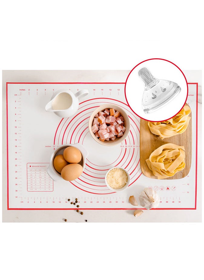 Generic - Silicone Thickened Kneading Mat with Scale 60x40cm - Image 1