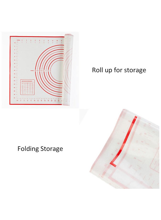 Generic - Silicone Thickened Kneading Mat with Scale 60x40cm - Image 1